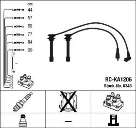 Комплект электропроводки NGK 6348