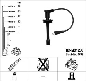 Комплект электропроводки NGK 4052