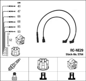 Комплект электропроводки NGK 5764