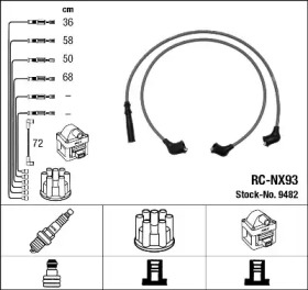 Комплект электропроводки NGK 9482