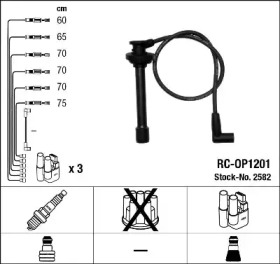 Комплект электропроводки NGK 2582