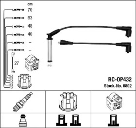 Комплект электропроводки NGK 0802