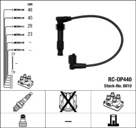 Комплект электропроводки NGK 0810