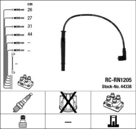 Комплект электропроводки NGK 44338