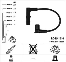 Комплект электропроводки NGK 44248