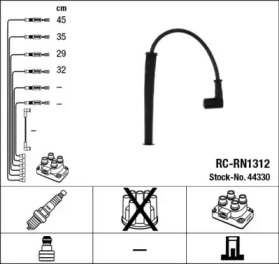 Комплект электропроводки NGK 44330