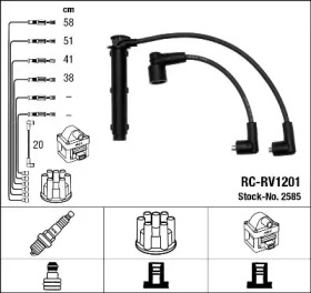 Комплект электропроводки NGK 2585