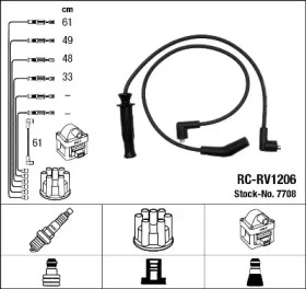 Комплект электропроводки NGK 7708