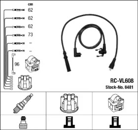 Комплект электропроводки NGK 8481