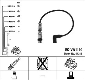 Комплект электропроводки NGK 44316