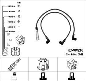 Комплект электропроводки NGK 0941