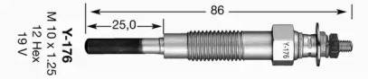 Свеча накаливания NGK 7625