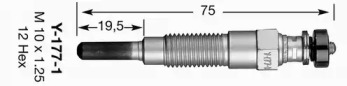 Свеча накаливания NGK 3026