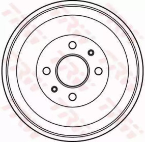 Тормозной барабан TRW DB4016