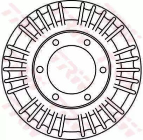 Тормозной барабан TRW DB4125