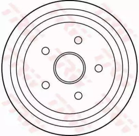 Тормозной барабан TRW DB4145