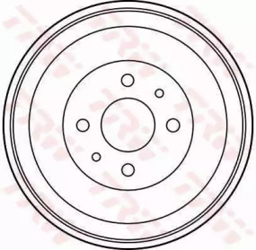 Тормозной барабан TRW DB4183