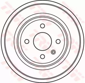 Тормозной барабан TRW DB4391