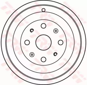 Тормозной барабан TRW DB4393