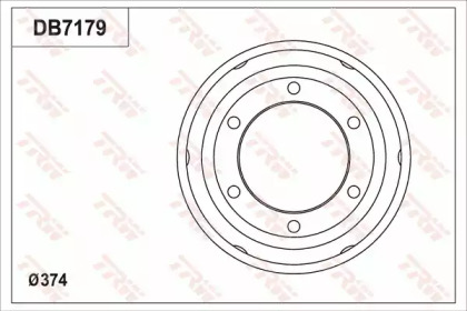 Тормозной барабан TRW DB7179