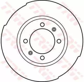 Тормозной диск TRW DF1668