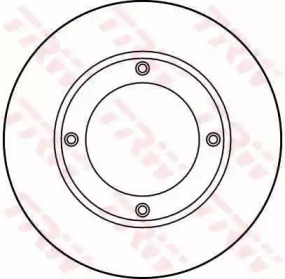 Тормозной диск TRW DF1971