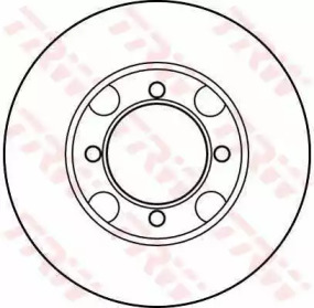 Тормозной диск TRW DF2572