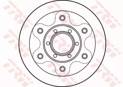 Тормозной диск TRW DF2788S