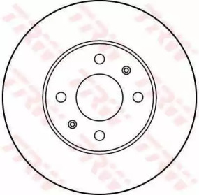 Тормозной диск TRW DF3000