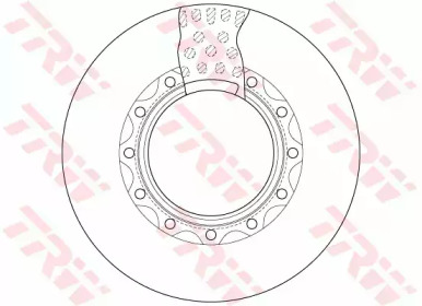 Тормозной диск TRW DF5026S