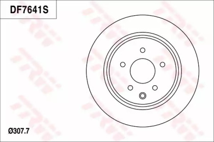 Тормозной диск TRW DF7641