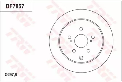 Тормозной диск TRW DF7857