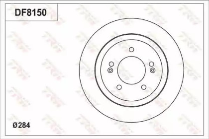 Тормозной диск TRW DF8150S