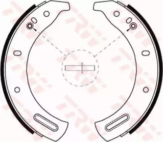 Комплект тормозных колодок TRW GS6107