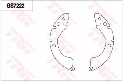 Комплект тормозных колодок TRW GS7222