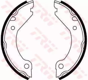 Комплект тормозных колодок, стояночная тормозная система TRW GS8204