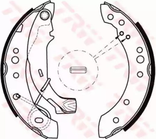 Комплект тормозных колодок TRW GS8467