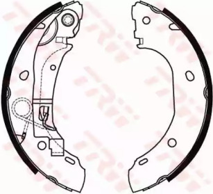 Комплект тормозных колодок TRW GS8472