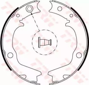 Комплект тормозных колодок, стояночная тормозная система TRW GS8479