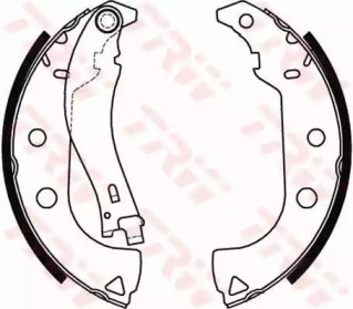 Комплект тормозных колодок TRW GS8484