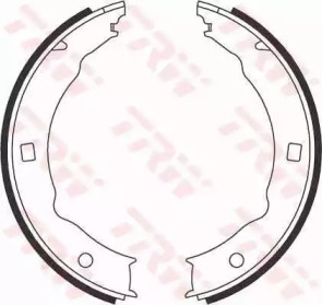 Комплект тормозных колодок, стояночная тормозная система TRW GS8683