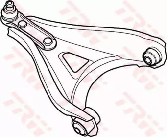 Рычаг независимой подвески колеса, подвеска колеса TRW JTC318