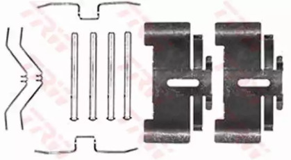 Комплектующие, колодки дискового тормоза TRW PFK149