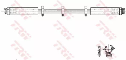 Тормозной шланг TRW PHA299