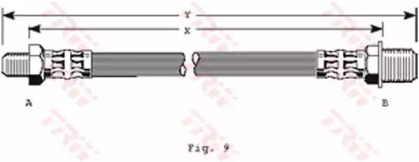 Тормозной шланг TRW PHC127