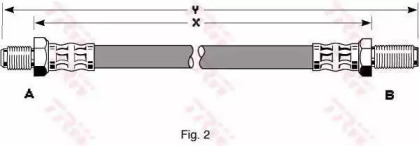 Тормозной шланг TRW PHC143