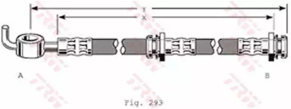 Тормозной шланг TRW PHD122