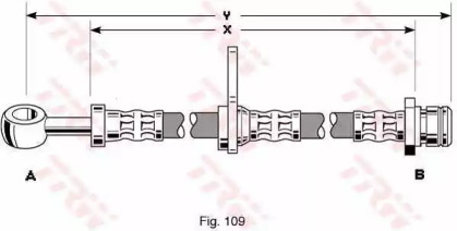 Тормозной шланг TRW PHD270