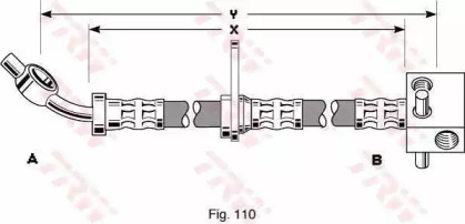 Тормозной шланг TRW PHD271