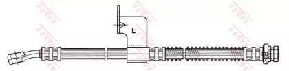 Тормозной шланг TRW PHD619